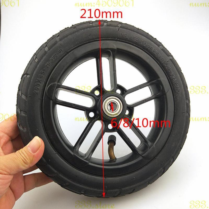 

tire 5pcs 200x45 wheel Castor Wheel with Tyre & Tube motorcycle parts E-twow S2 M8 M10 Pneumatic 8" Scooter1