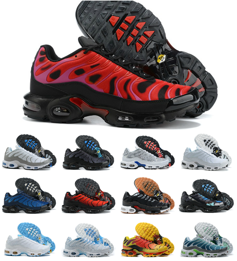 

Wholesale 2021 Air Plus Mens Tn Worldwide RunninG ShOes Triple Black White Unc Obsidian Chaussures Tn Requin Brushstroke Camo Maxes Sneaker
