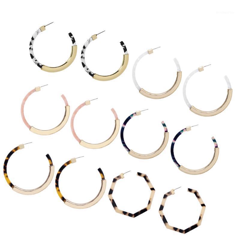 

Large Hoop Earrings Acrylic Resin Circle Statement Earrings for Women1