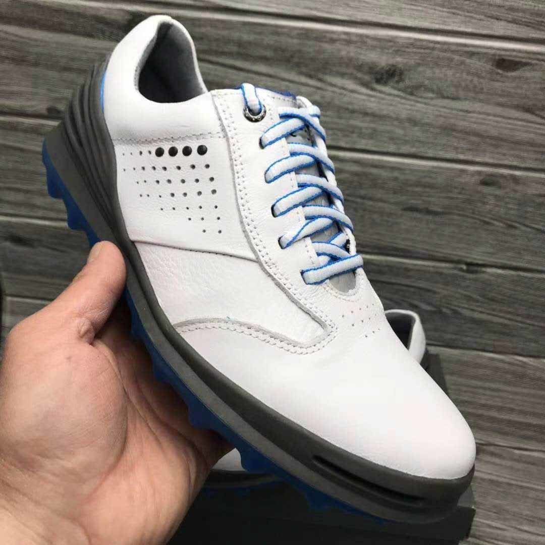 

Men's comfortable leather golf shoes, Black.