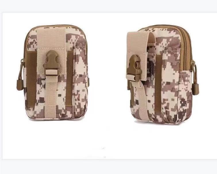 

New military fans tactical waist bag hanging outdoor sports tactical belt waist bag wearing belt zero wallet 5.6-inch mobile phone bag35454, Red