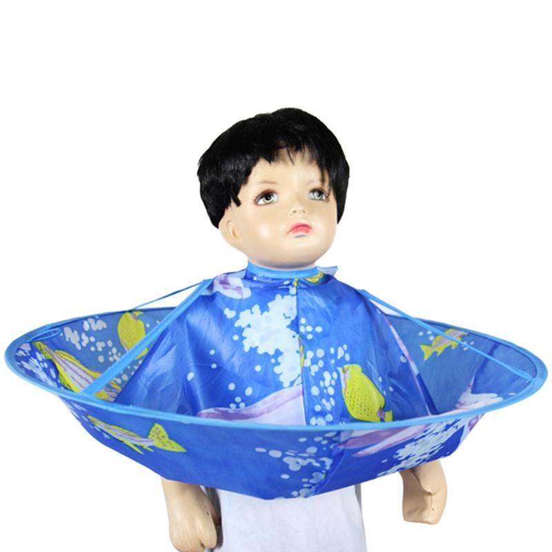 

Haircut Cloak Barber Kids Hair Cutting Cape Gown Bib Salon Cartoon Hairdresser Barber Apron Hairdressing Children Haircut