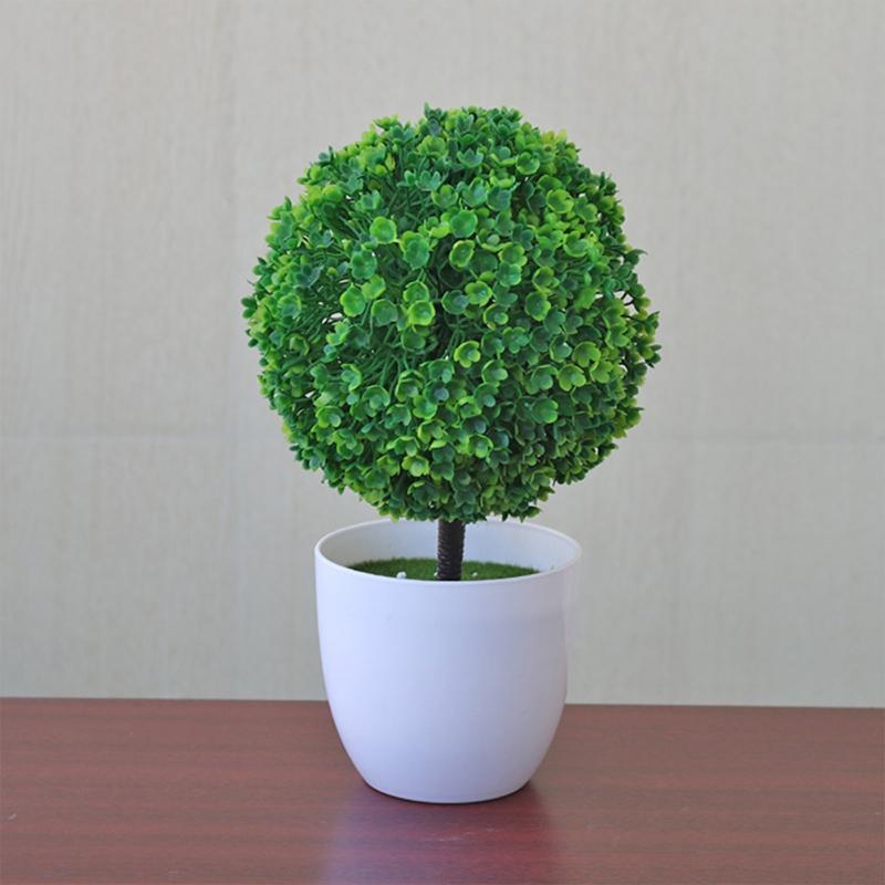 

Simulation Potted Plastic Artificial Plant Bonsai Household Desktop Decoration Festive Party Supplies