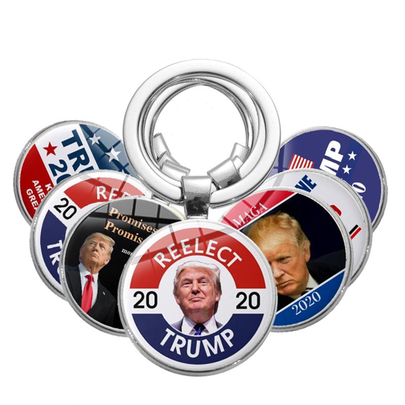 

Trump Sculpture KHumorous Emoticons Collection Keychain Keyring America President Election Car Key Rings Pendant Commemorate