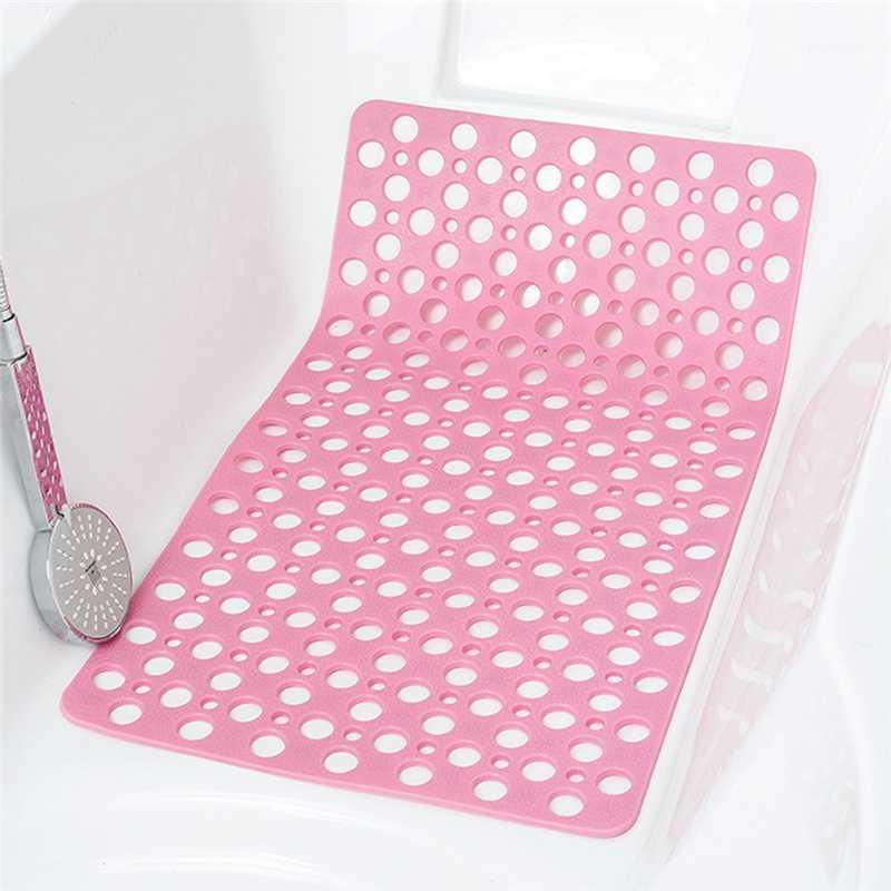 

Non Slip Bathtub Mat Kids Bathroom Shower Pads PVC Pad Bathroom Supplies Extra Soft Eco Friendly TPE Bath Mats1