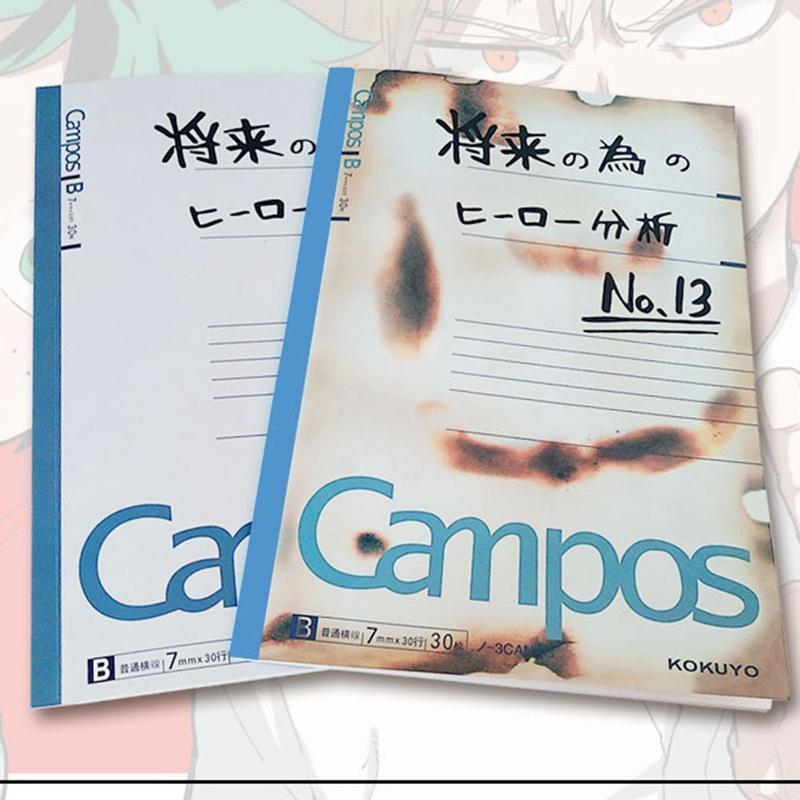 

My Hero Academia Midoriya Izuku Burned Notebook Anime Accessory Book Props School Student Note Book Gift1