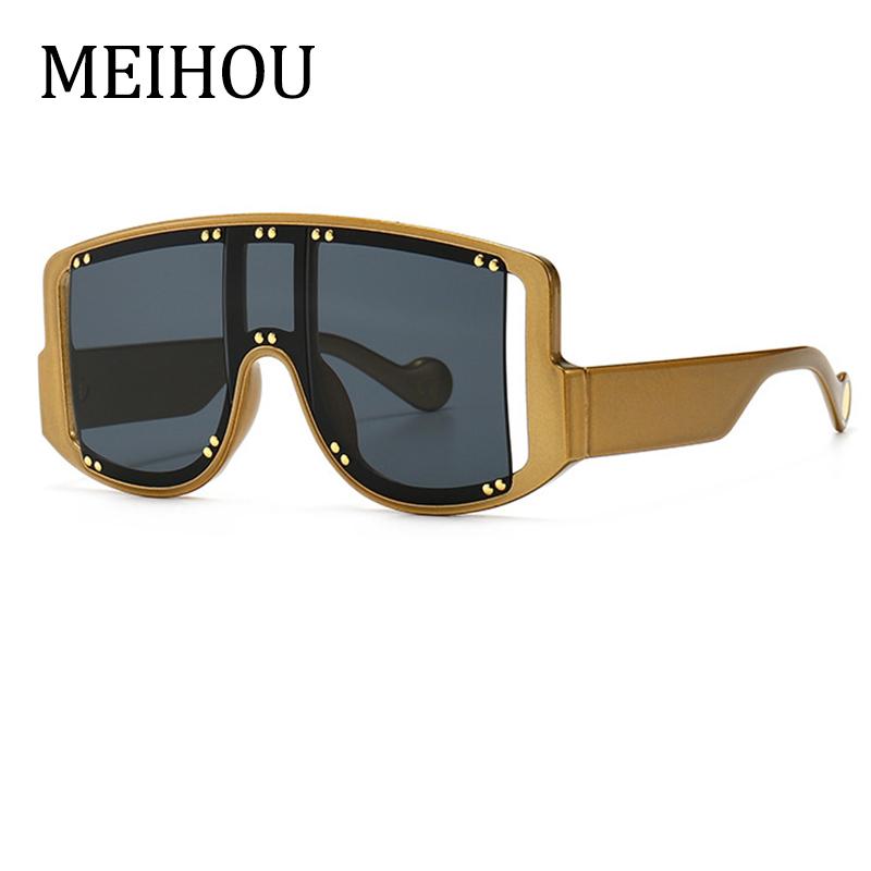 

Sunglasses 2021 Brand Oversized Women Big Frame Square Glasses Men Vintage Retro Shades Sun Female UV400 Oculos