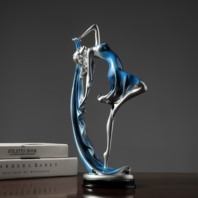 

Fashion Home Sculpture Dancing Girl Ornaments Desktop Decoration Wine Cabinet Decoration Resin Sculpture