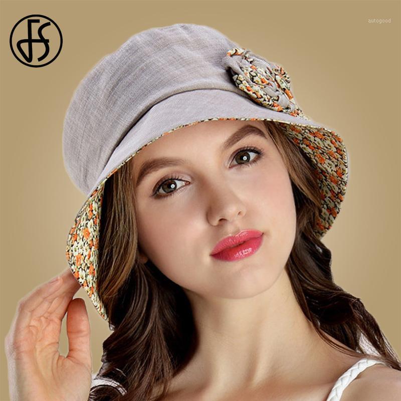

Wide Brim Hats FS Women Lady Girl Fashion Summer Beach Cap Foldable 100% Cotton Travel Sun Hat Outdoor UPF 50+ UV Fishman Hats1, Light blue