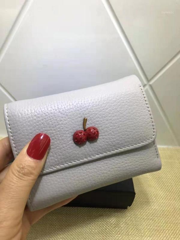 

2020 New Short Wallet Fashion Printing Folding Women's Wallet Genuine Leather Hasp Female Purse Nice Billfold 011, Black