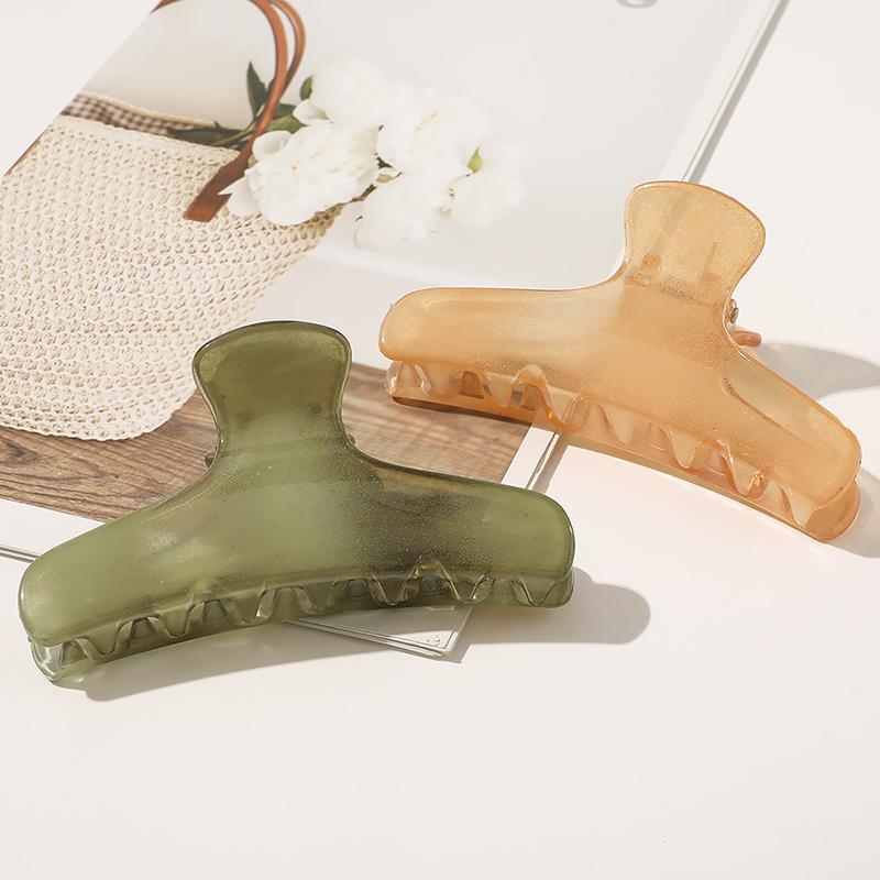 

Korean Style Jelly Color Gradient Acrylic Hair Crab Elegant Hair Girls Hairpins Women Accessories Barrettes Hairgrip