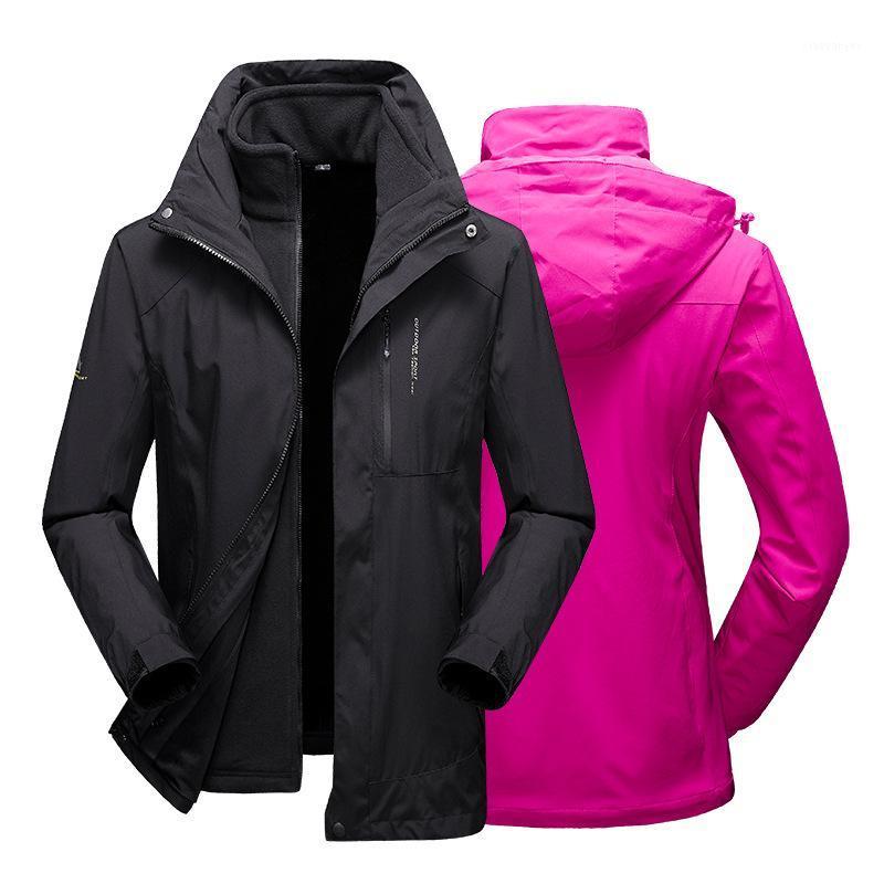 

Women Men Outdoor Jackets 3 in 1 Warm Autumn Winter Fleece Coat Printed Camouflage Outdoor Tactical Chaqueta Oversize Sportswear1, Men5
