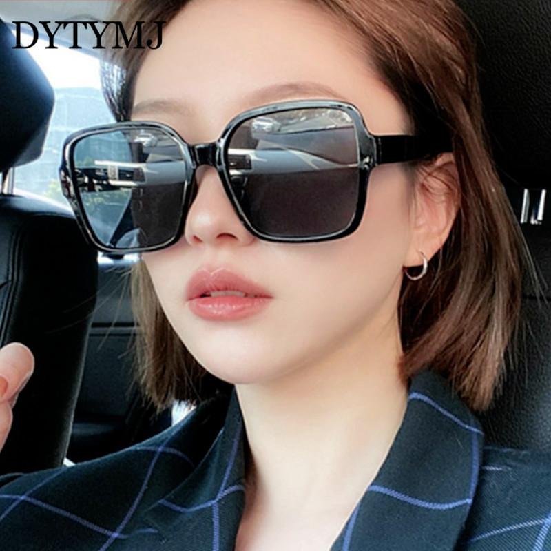 

DYTYMJ Vintage Women Sunglasses Oversized Square Eyeglasses Women Brand Designer Glasses Women/Men Square Feminino