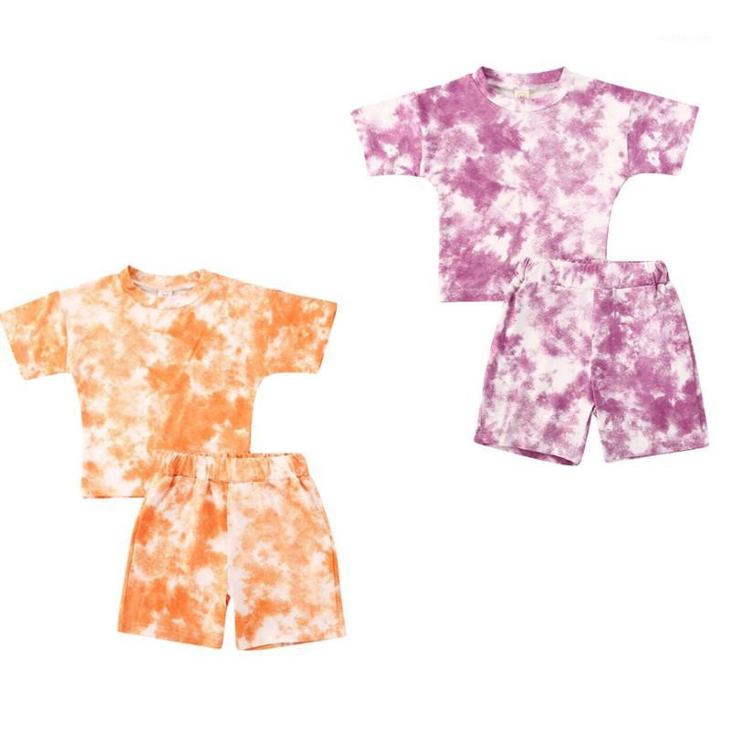 

Cute New Summer Infant Girls Boys Clothes Sets 2pcs Printing T Shirts Tops Shorts Toddler Infant Kids Casual Outfits1, Yellow