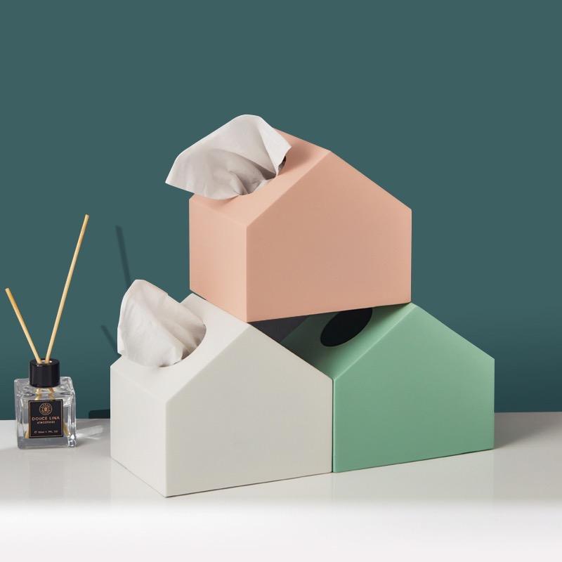 

Small House Tissue Box Simple Extraction Paper Boxes Living Room Creative Lovely Table Napkin Box Servilletero Design Feels