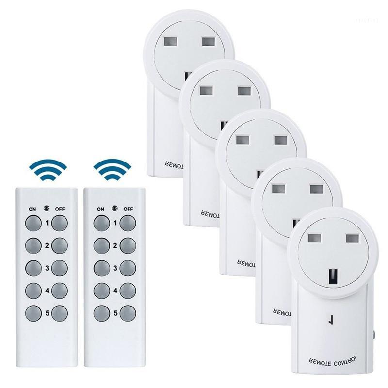 

433mhz Remote Control Outlet Light Switch Plug Socket Adaptor Set UK AC Power Mains Switch for Home Appliances1