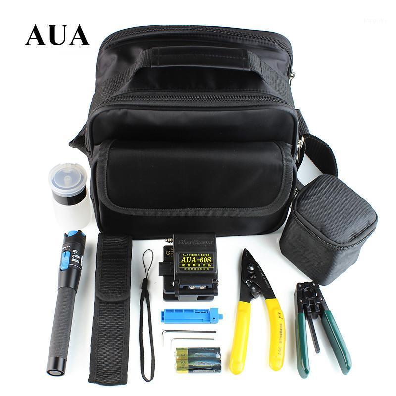 

FTTH Fiber Optic Tool Kit Cold Crimping Fiber Cleaver package Visual Fault Locator Miller Clamp Covered Wire Stripping1