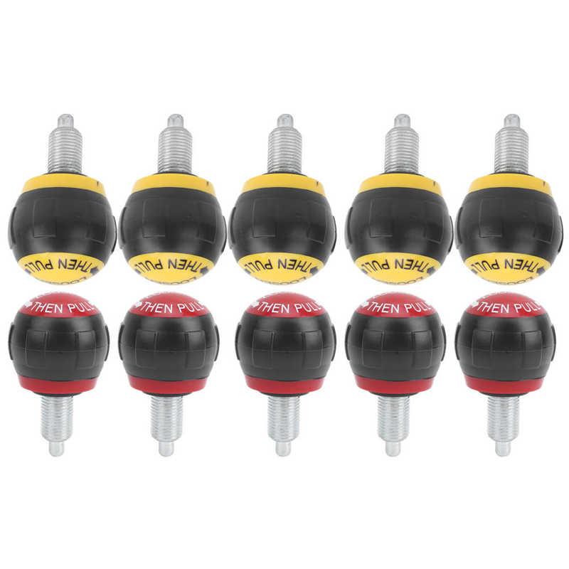 

5pcs Fitness Pull Pin Knob Release Synthetic Cardboard Handle Exercise Spare M16 Fitness Pull Pin Knob 50x45mm Gym Parts