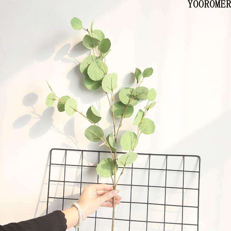 

YOOROMER 1pcs branch olives artificial leaf simulation green plant DIY wedding home party garden Christmas office decor plant1