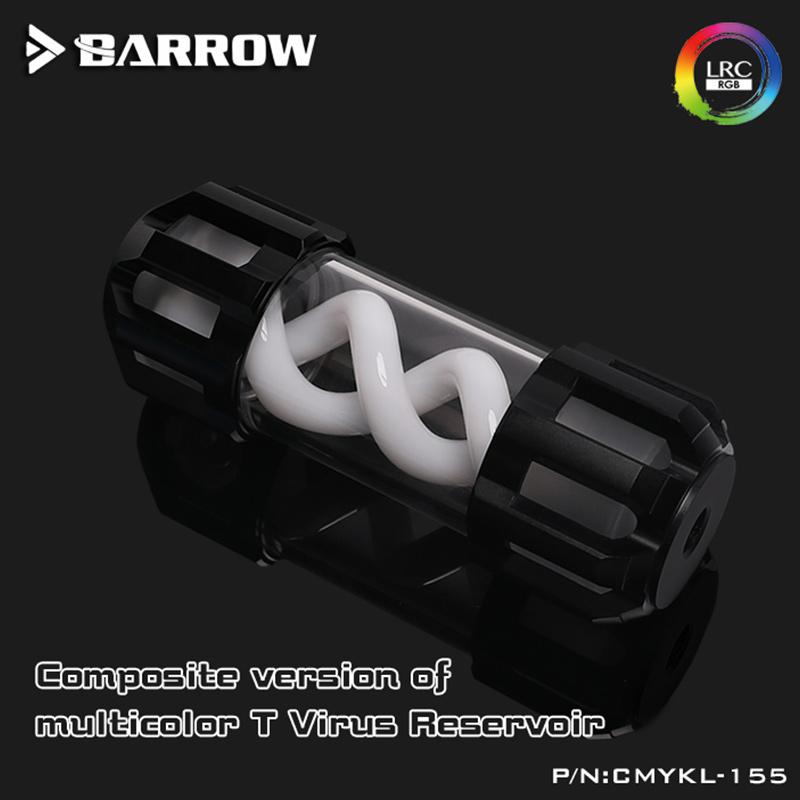 

Barrow CMYKL-155, Composite Type -T Reservoirs, Aluminum Alloy Cover + Acrylic Body, Multiple Color Spiral, 155mm