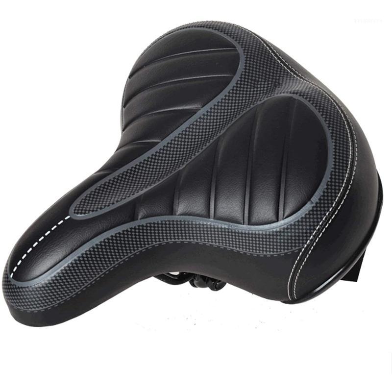 

Bicycle Cushion, Bicycle Seat Stripe Saddle, Spring Comfortable Big Buttock Cushion, Increased Thickened Soft Cushion1