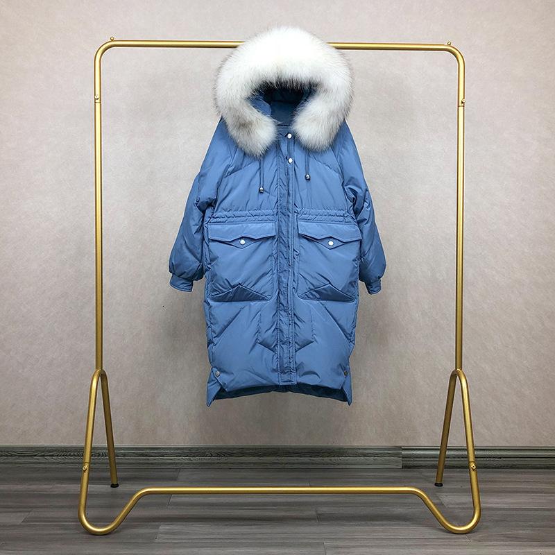 

Loose Korean Fashion Winter Down Coat Women Puffer Long Female Warm Autumn Feather Jacket For Girls Parka Coats Duck Outerwear, Beige