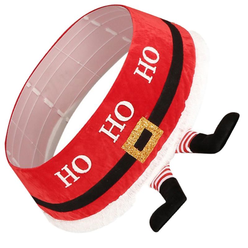 

Pretty Christmas Tree Skirt Christmas Tree Decorative Apron Party Adornment