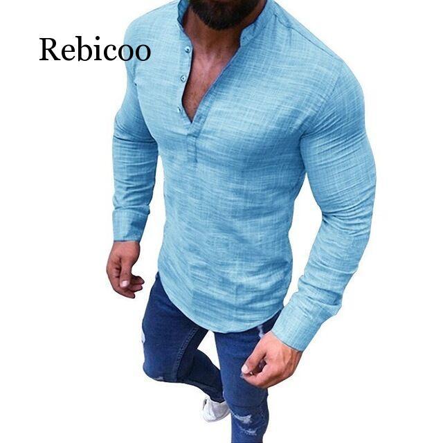 

2020 new Spring Autumn Features Shirts Men Casual Shirt New Arrival Long Sleeve Luxury Casual Slim Fit Male Shirts, Black