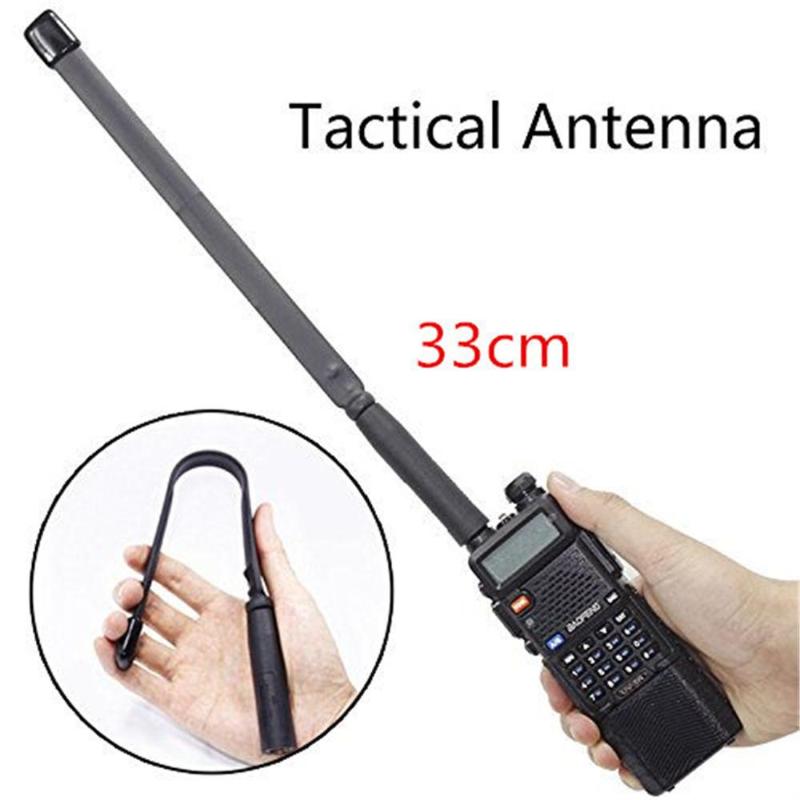 

2020 CS Tactical Antenna SMA-Female Dual Band VHF UHF 144/430Mhz Foldable For Walkie Talkie Baofeng UV-5R UV-82 UV5R pofung uv82