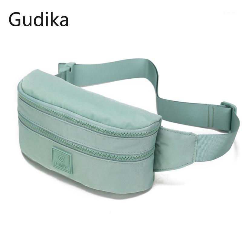 

Summer Waist Bag for Men Women Adjustable Belt Large Capacity Waist Pouch with 2 Pockets for Hiking Cycling Running Training Bag1, Black