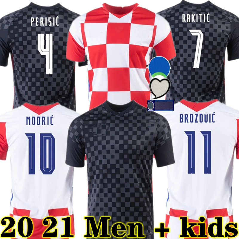 

MODRIC 2020 national team MANDZUKIC HOME AWAY Soccer Jersey PERISIC RAKITIC SRNA KOVACIC 2021 Football Shirts Adult men + kids kit, 20 21 home