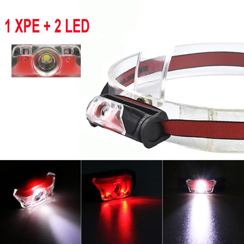 

Mini Super Bright Headlight XPE + 2 LED 4 Mode Headlamp Head Torch Lamp HOT AUGUST7