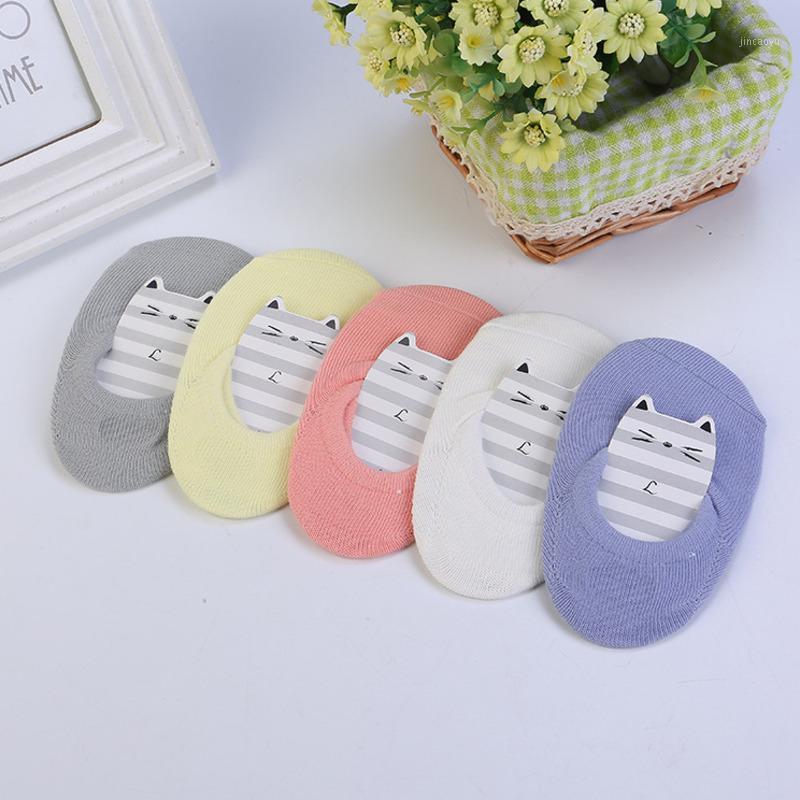 

Spring Summer Newborn Baby Boys Girls Cotton Socks Boat Invisible Socks Five Solid Color Toddler Infant Child Fashion Cute Sock1
