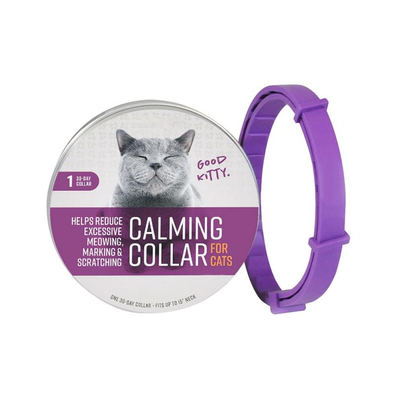 

Pet Dogs Calm Collar Cat And Dog Soothe Collar Adjustable TPR Neck Strap 8 Months Relieve Anxiety Remove Restlessness For Dogs
