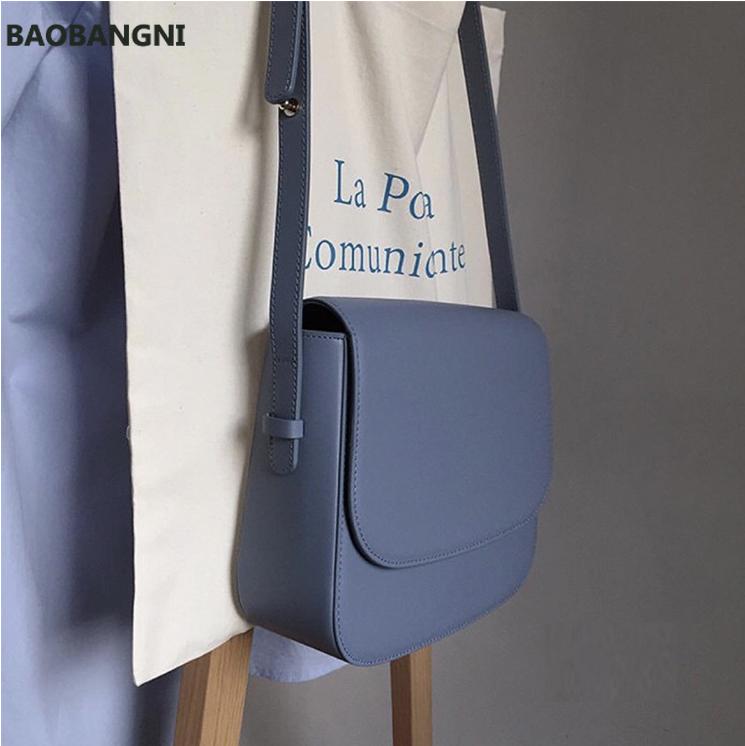 

Fashion women cute bag lady cover girl messenger shoulder bag cross body flap sweet female underarm blue, As pic