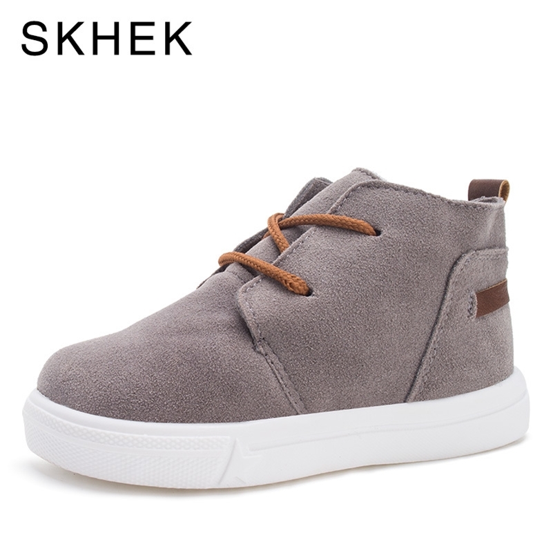 

SKHEK Children Shoes Baby Girls Autumn New Fashion Super Soft Comfortable Boys Suede Toddler Casual Shoes SKU066 201130, Brown