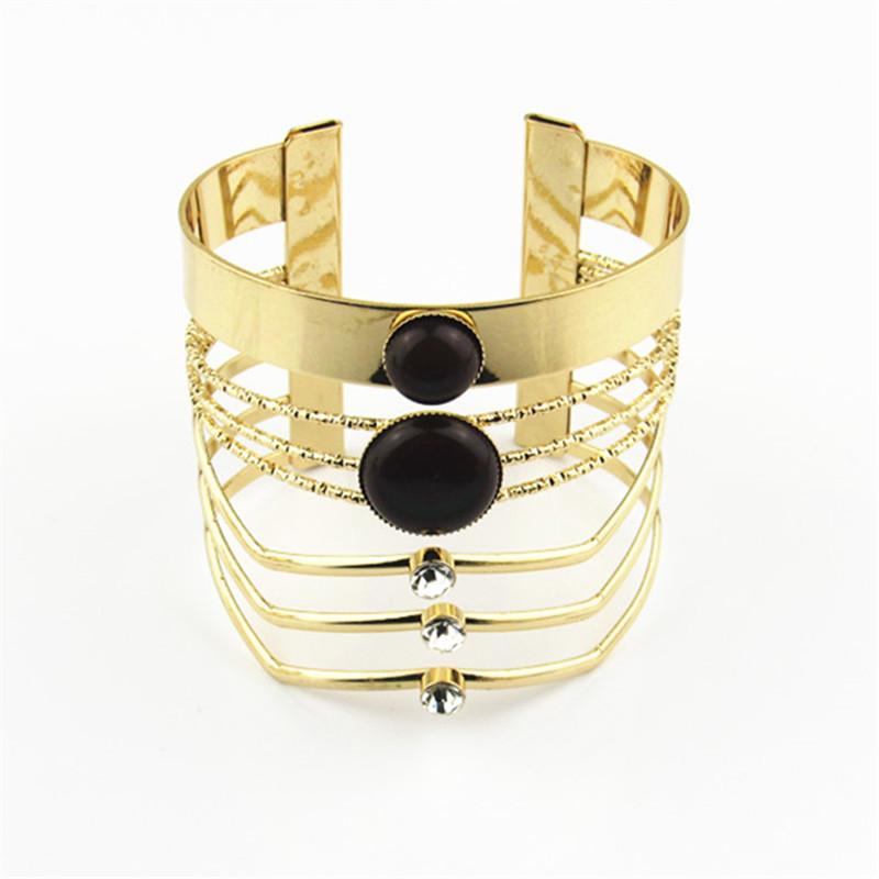 

Punk Hiphop Wide Geometric Irrregular Gold Bangles Women 2020 Dubai African Bangle&Bracelets Weeding Party Jewelry Gift