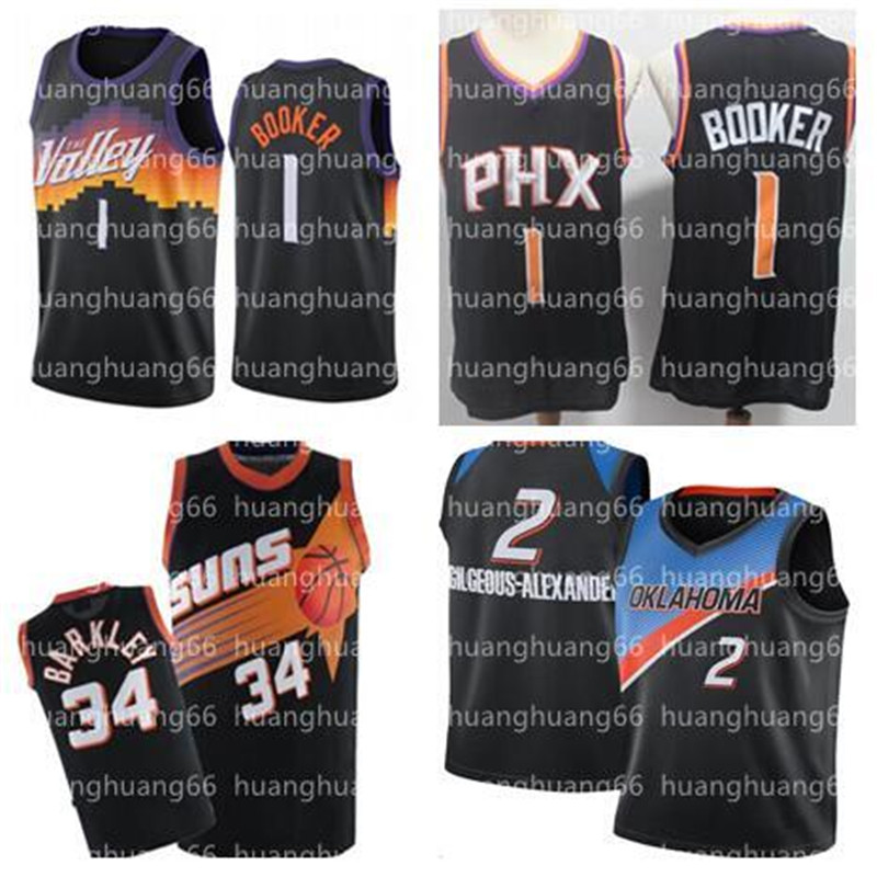 

Devin 1 Booker Jersey Chris 3 Paul 2021 New Phoenix Suns Steve 13 Nash Charles 34 Barkley Jerseys 2 Shai Gilgeous-Alexander, As
