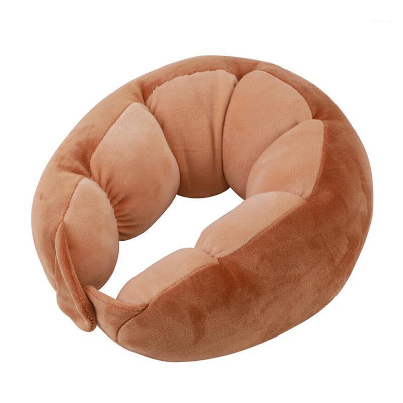 

Cushion Neck Support U Shape Pillow Home Washable Travel Office PP Cotten Cartoon Pea Air Plane Head Rest Portable Car Sleeping1