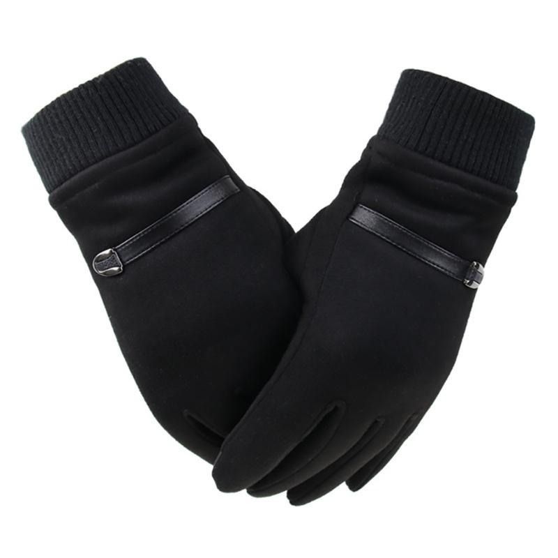 

Winter outdoor riding cold gloves suede men's gloves and windproof warm, Vc0172b