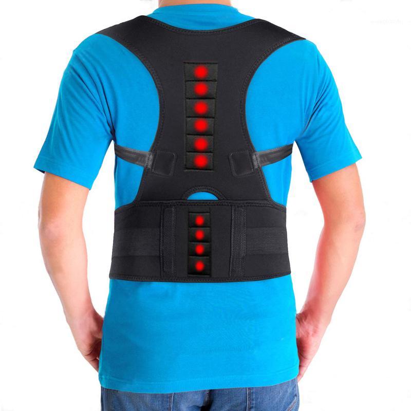 

Back Support With 10 Magnets Adult Children Back Posture Corrector Magnetic Support Brace Wholesale Sports Belt1, White