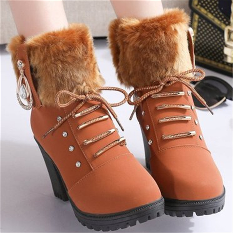 

2021 New Winter Fall of High Quality Women Leather Boot Women's Fashion Wild Shoes Woman Boots XZLA, Black