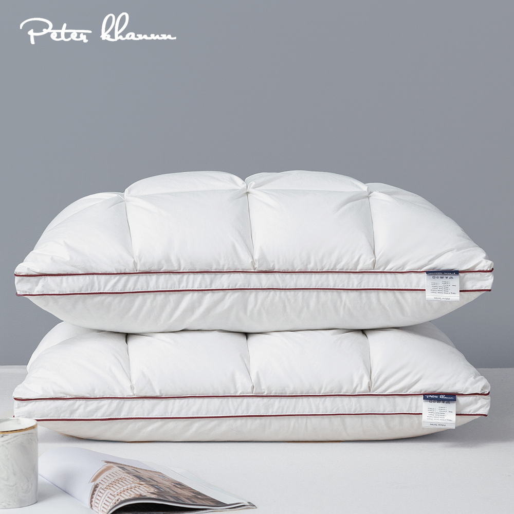 

Peter Khanun 48*74cm Brand Design 3D Bread White Duck/Goose Down Feather Pillows for Sleeping Bed Pillows Home Textile 014 201219