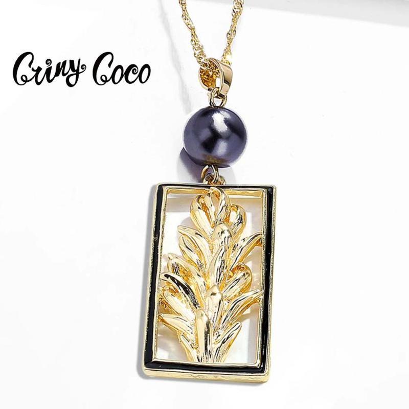 

Cring Coco Hawaiian New Arrival Tree Pendants Necklaces Classic Design Neck Ornament Engagement Chains Necklace Choker for Women