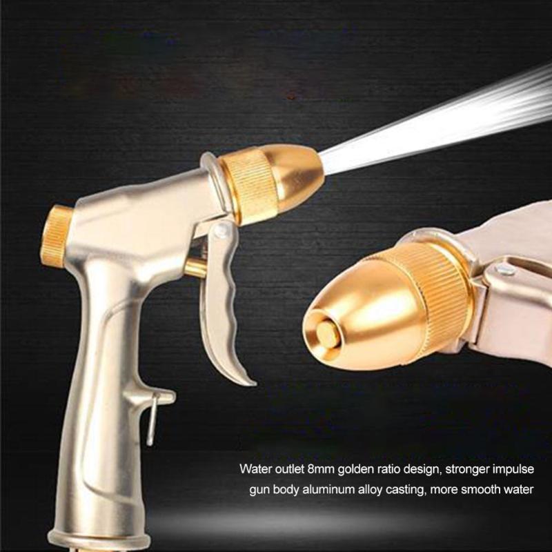 

Adjustable Plastic High Pressure water Gun Sprinkler Nozzle Garden hose Suitable for watering and car cleaning Tool, 01-7.5m