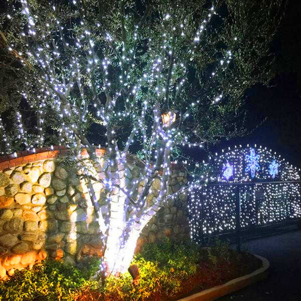 

New Design White 100 LED Solar String Fairy Light Christmas Party Waterproof high brightness Holiday Lighting LED Strings