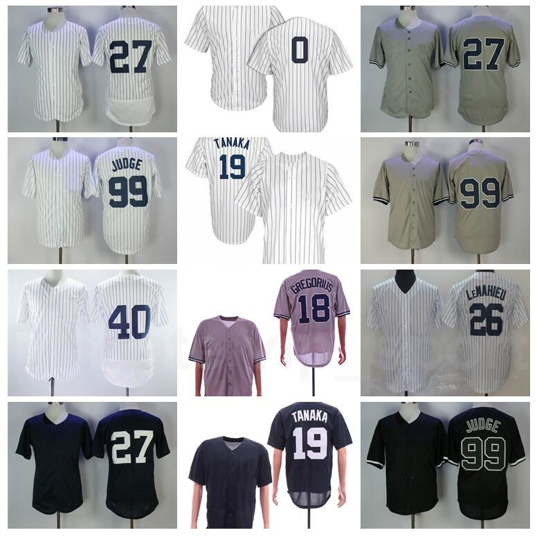 

Men 26 DJ LeMahieu Jersey Baseball 40 Luis Severino 99 Aaron Judge 0 Adam Ottavino 27 Giancarlo Stanton Navy Blue White Grey Clearance, 18 grey