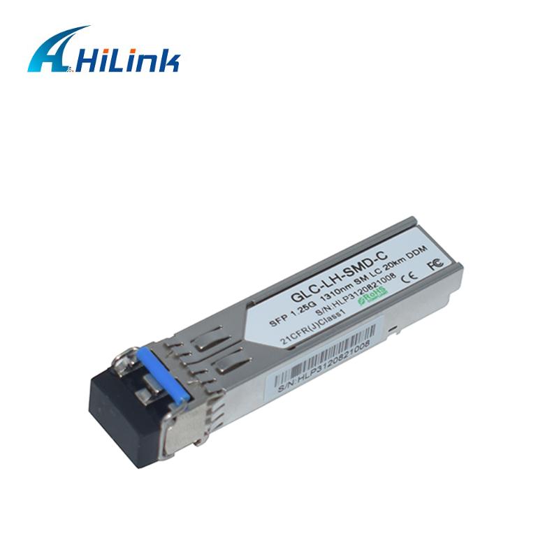 

Free Shipping! 1000BASE-LX Duplex LC 1.25G 1310nm 20km DOM SFP GLC-LH-SMD