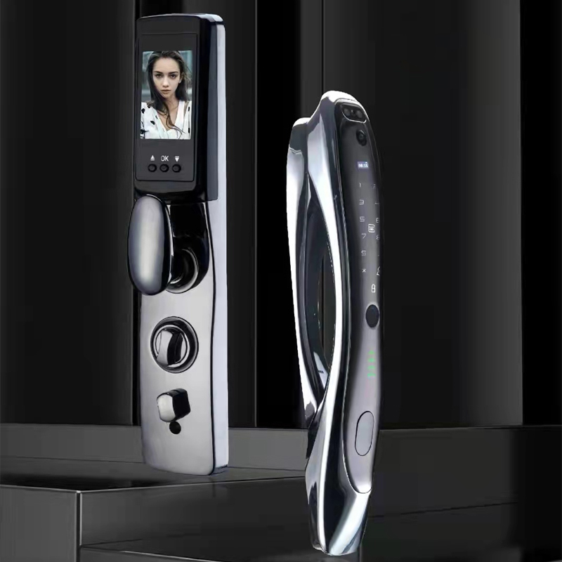 

Intelligent Electronic Lock Automatic CameraFingerprint Doorbell Function Card Password Key Door Lock Smart