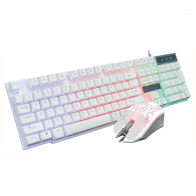 

Combo Keyboard And Mouse Set Wired 2.4G Keyboard Gamer Illuminated Gaming Set For Notebook Laptop Desktop PC1